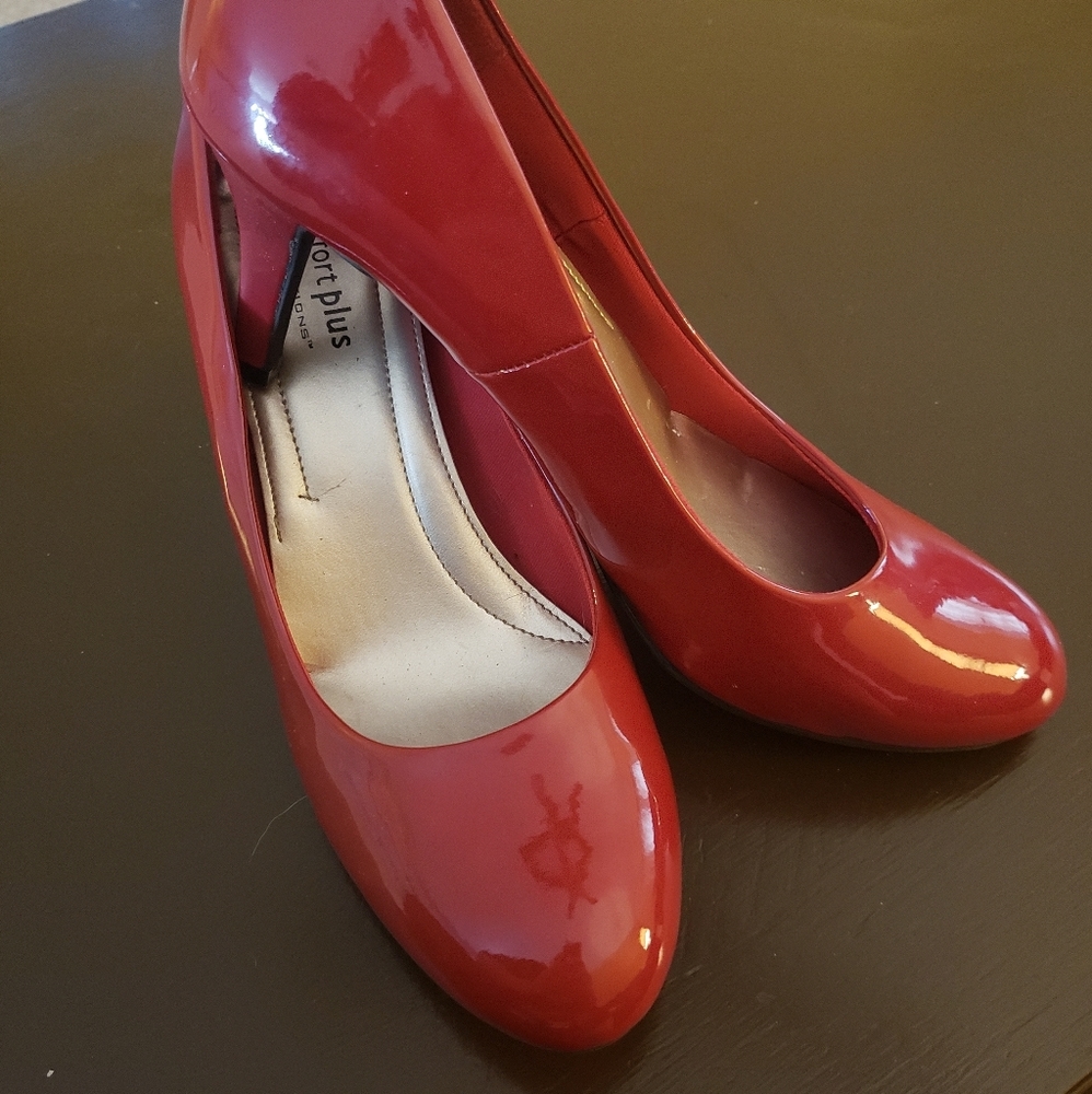 Cherry red heels
